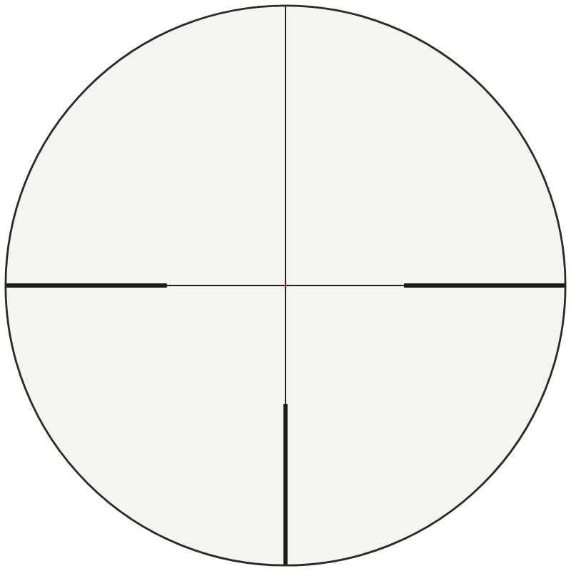 Hawke L4A Fiber Dot 6x reticle