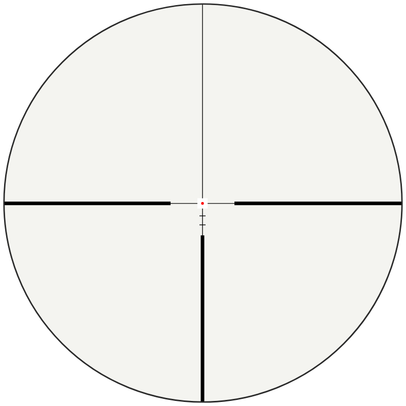 Hawke LR Dot 8x reticle