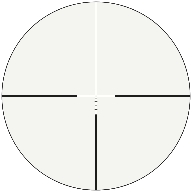 Hawke LR FD 10x reticle