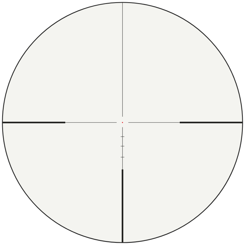 Hawke LR2 Dot 20x reticle