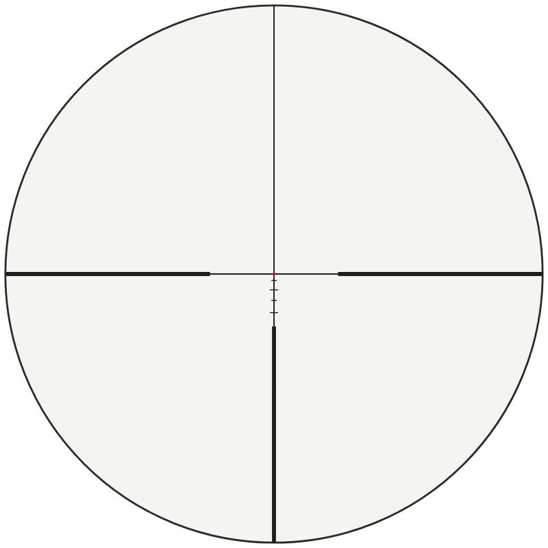 Hawke LR2 FD 10x reticle