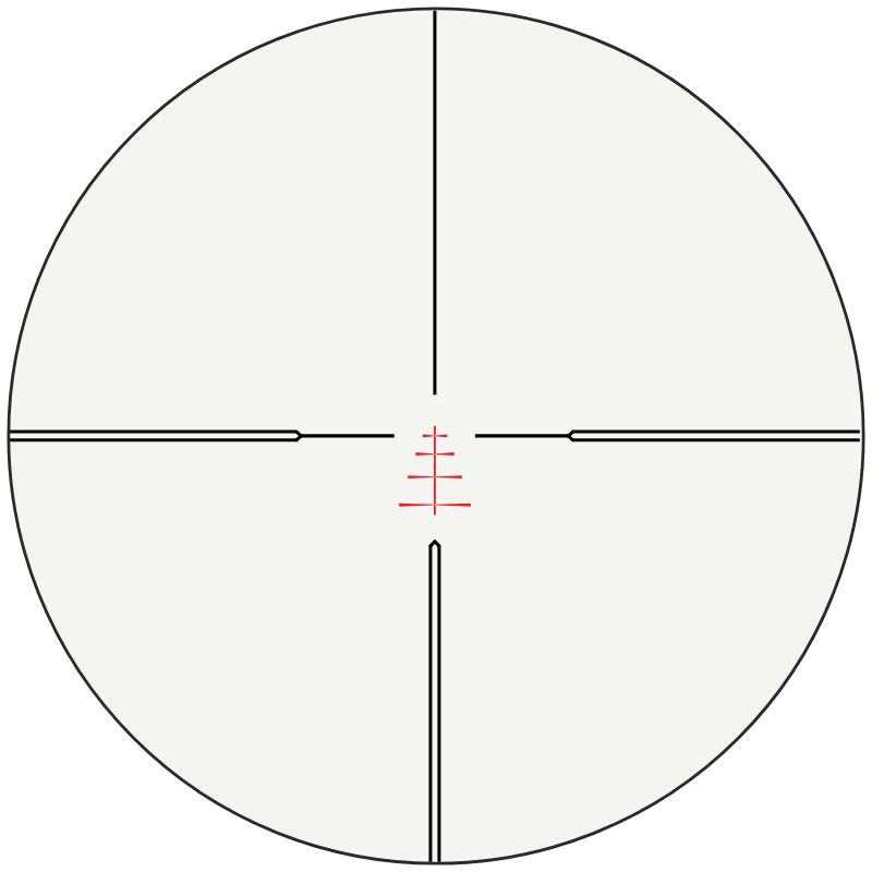Hawke LRC 16x reticle