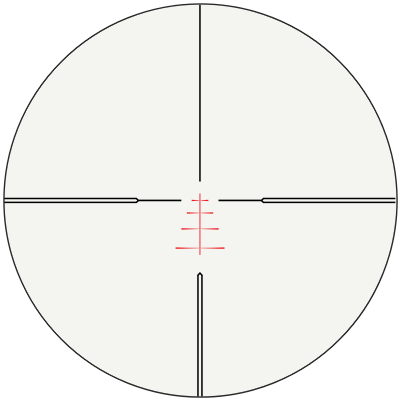 Hawke LRC 24x reticle