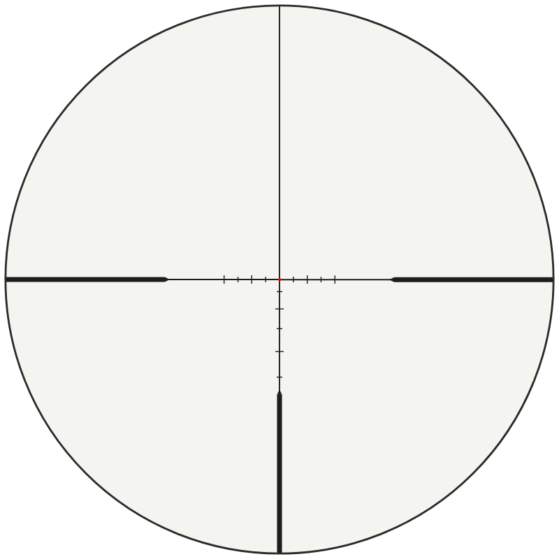 Hawke LRX Hunter FD 18x reticle