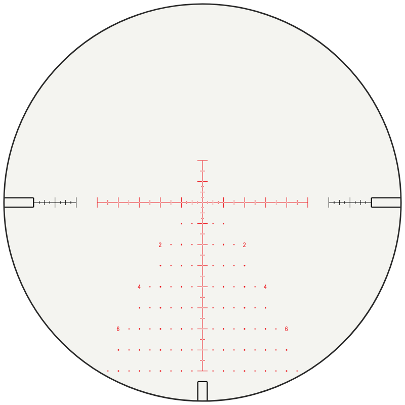 Hawke MIL Pro 20x reticle
