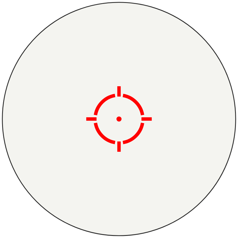 Hawke Red Dot / Circle Dot 3 MOA reticle