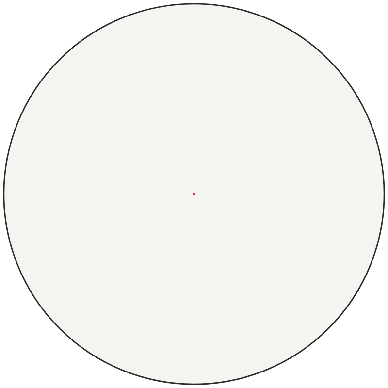 Hawke Red Dot 2 MOA reticle