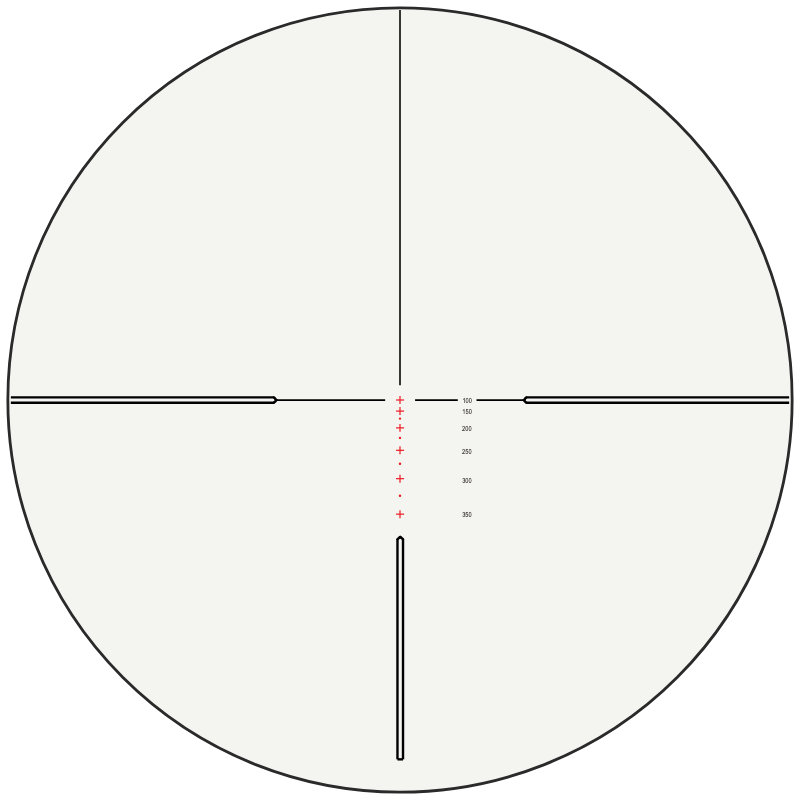 Hawke Rimfire .17 HMR reticle