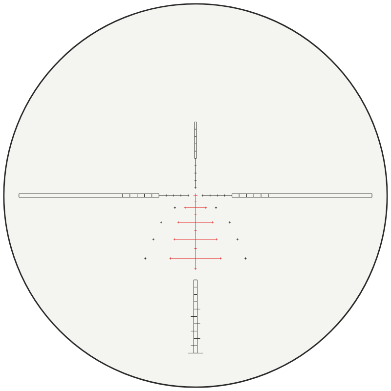Hawke SR Pro II reticle