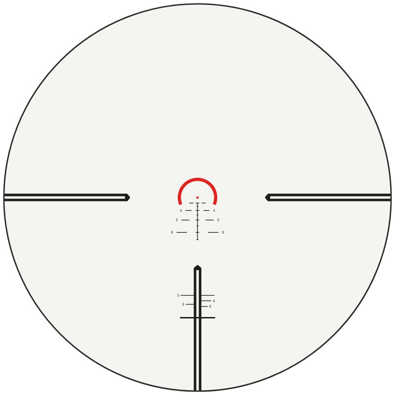 Hawke Tactical BDC reticle