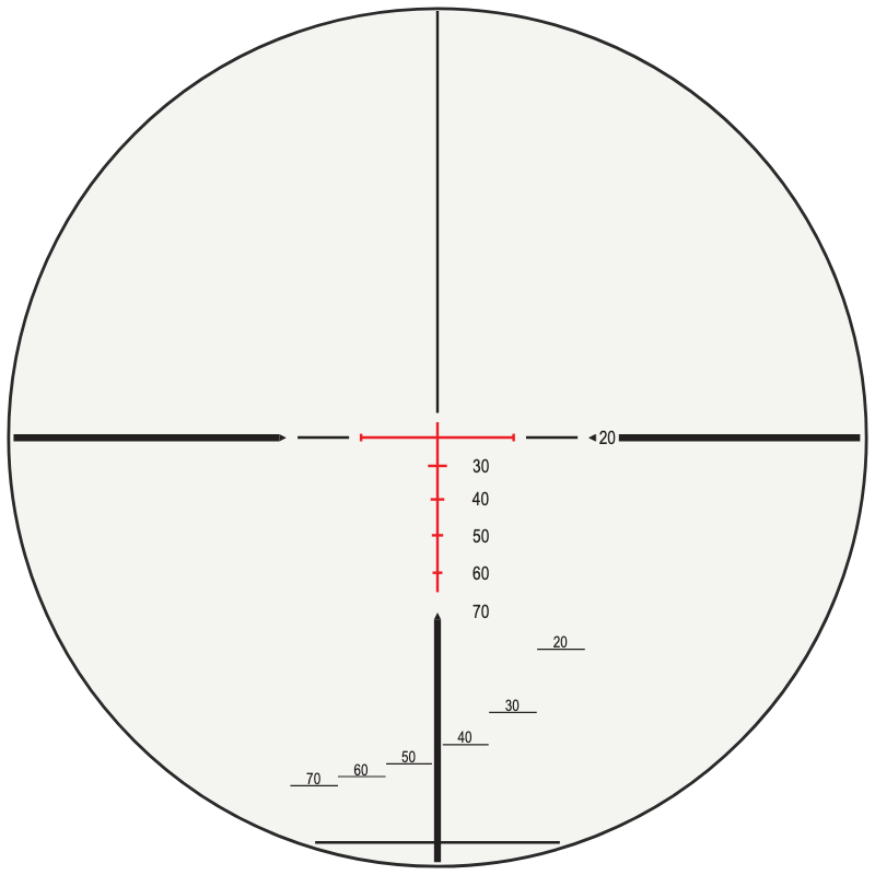 Hawke XB SR reticle