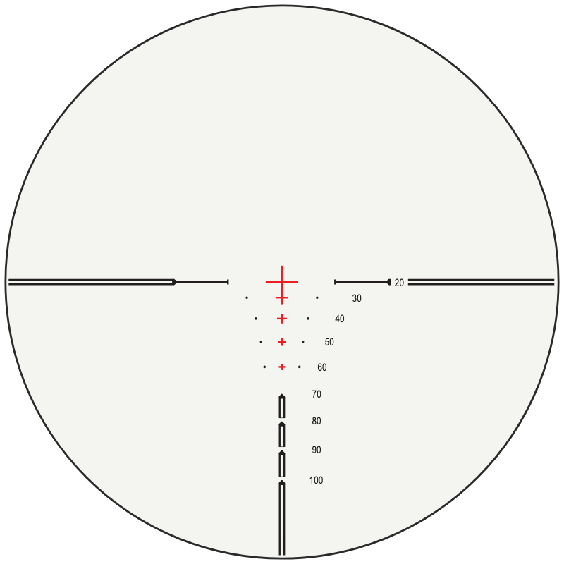 Hawke XB30 Pro SR reticle