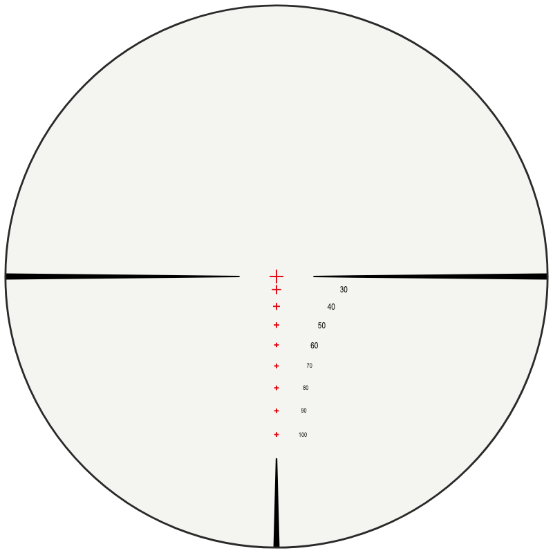 Hawke XB30 SR reticle
