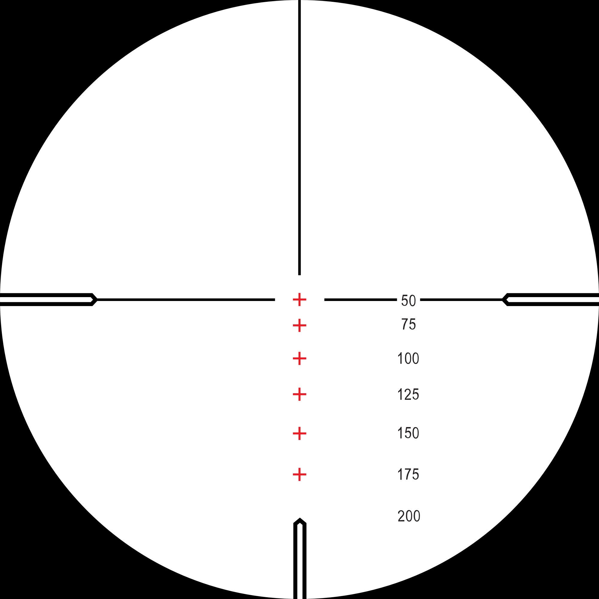 Hawke Rimfire .22 LR Subsonic (9x) reticle