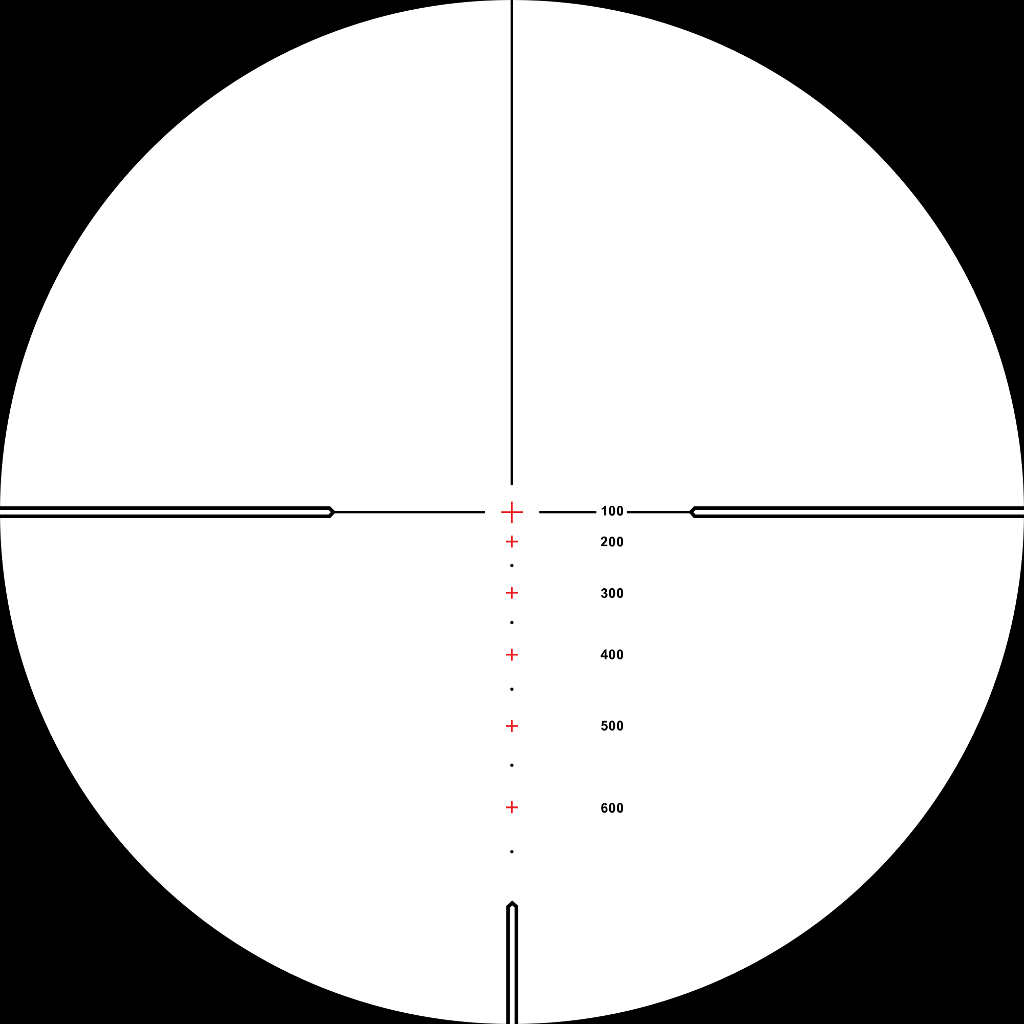 Hawke .223/.308 Marksman 24x reticle