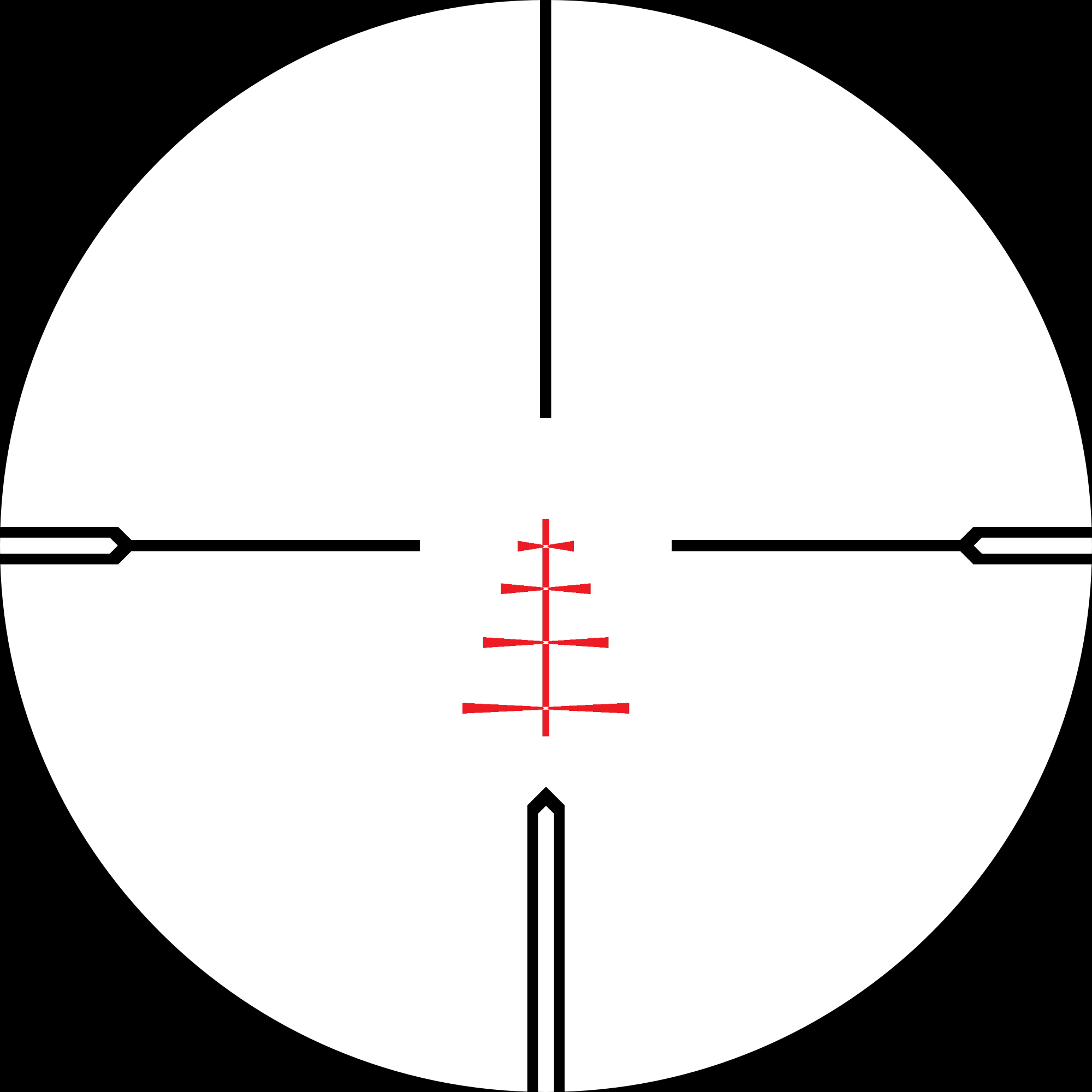 Hawke LRC 12x reticle