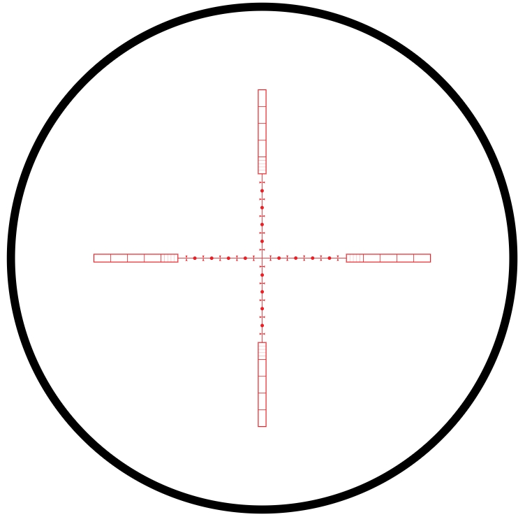 Hawke Hawke Half Mil Dot 10x reticle
