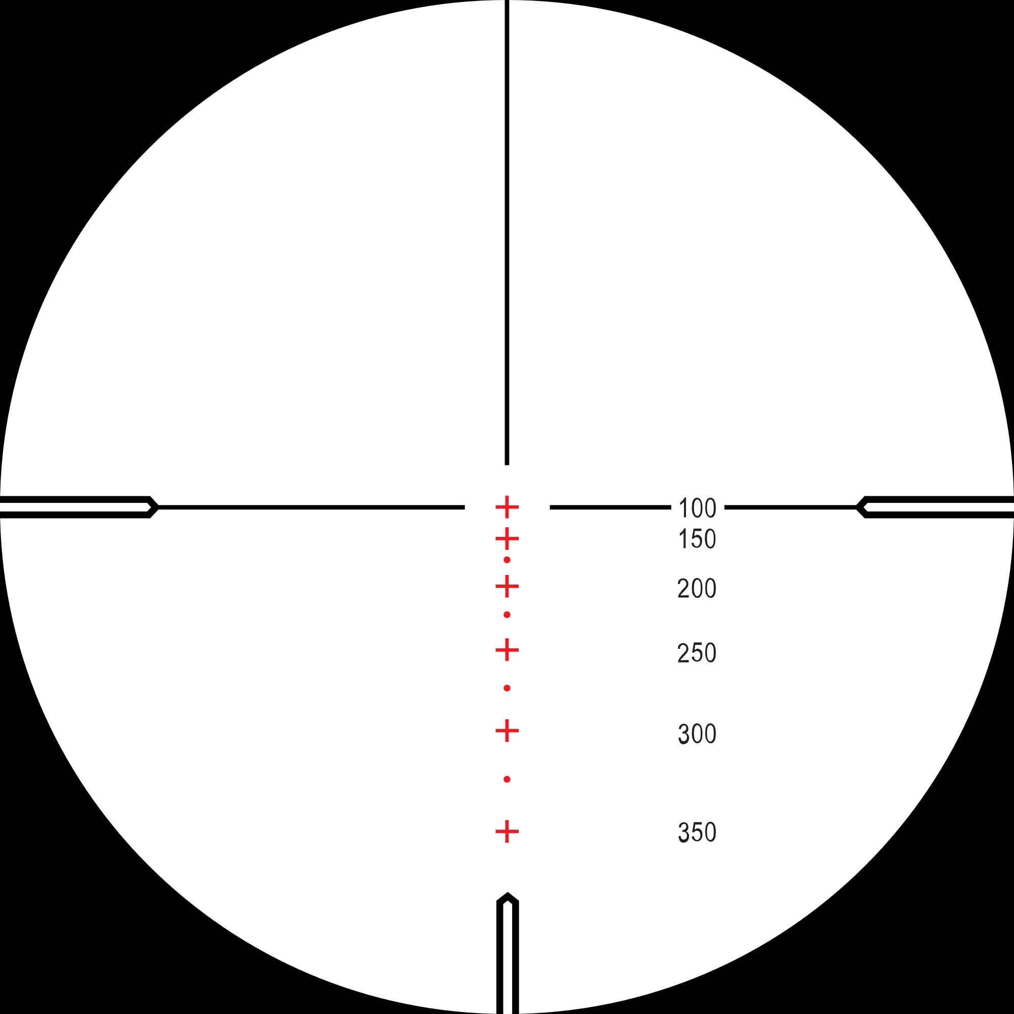 Hawke Rimfire .17 HMR (12x) reticle