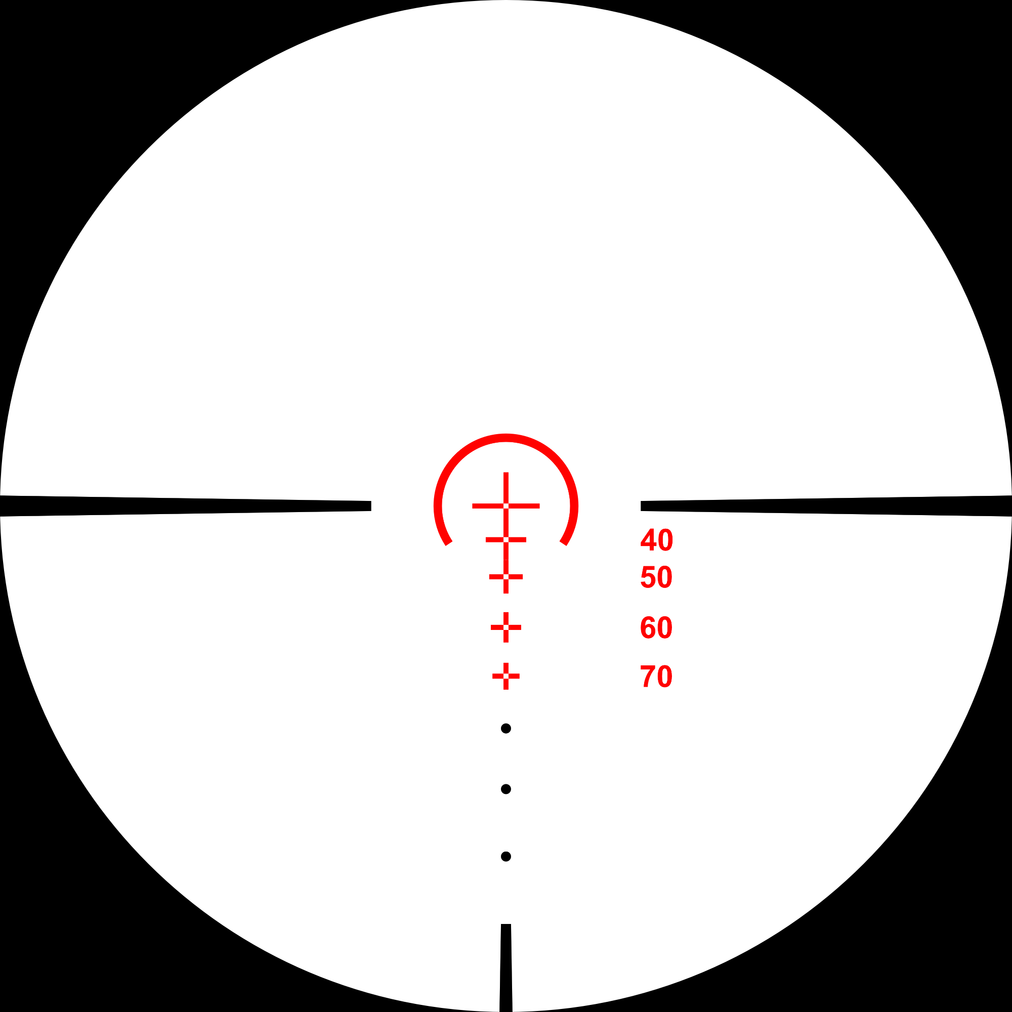 Hawke XB30 FFP (470-510) reticle