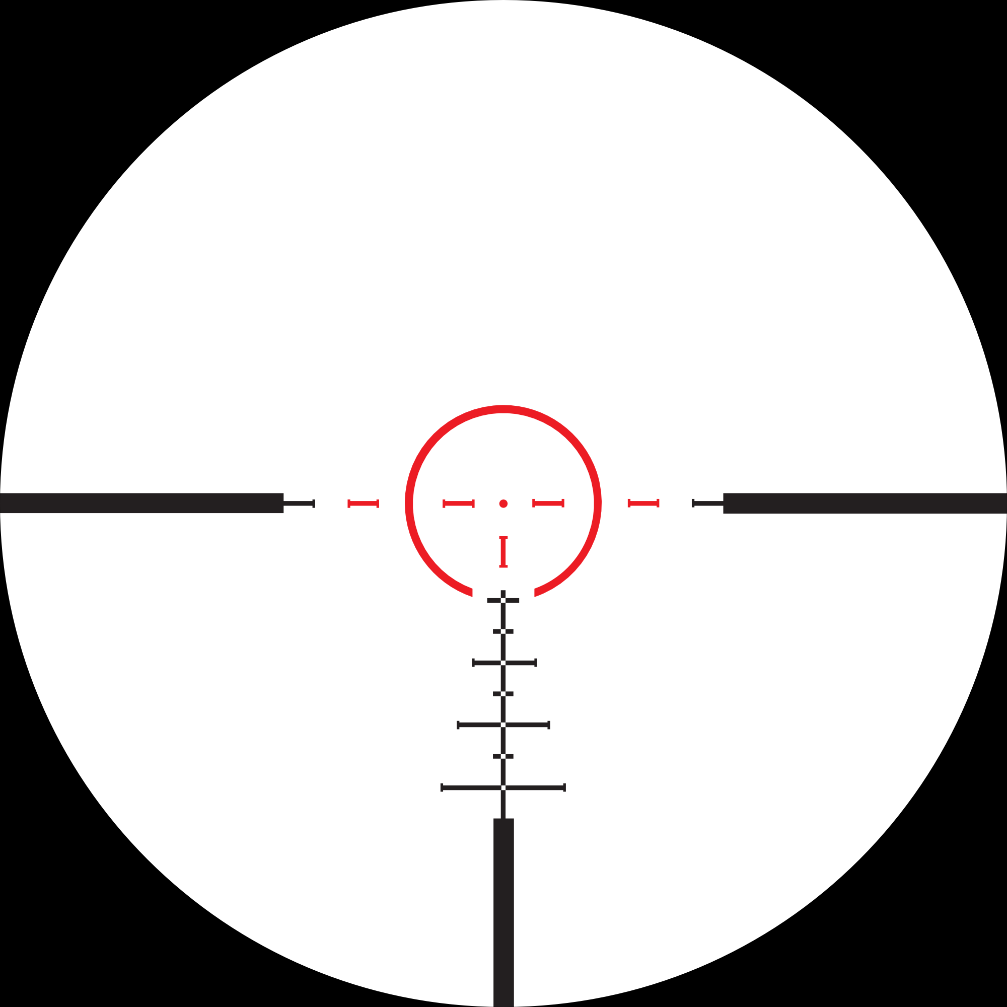 Hawke Tactical Dot 4x reticle