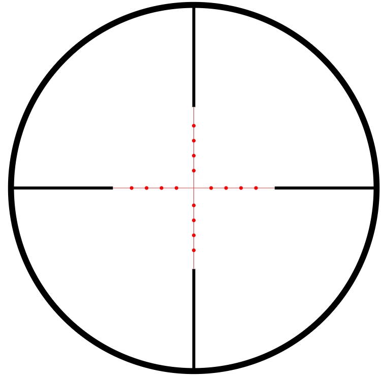 Hawke Hawke Mil Dot IR reticle