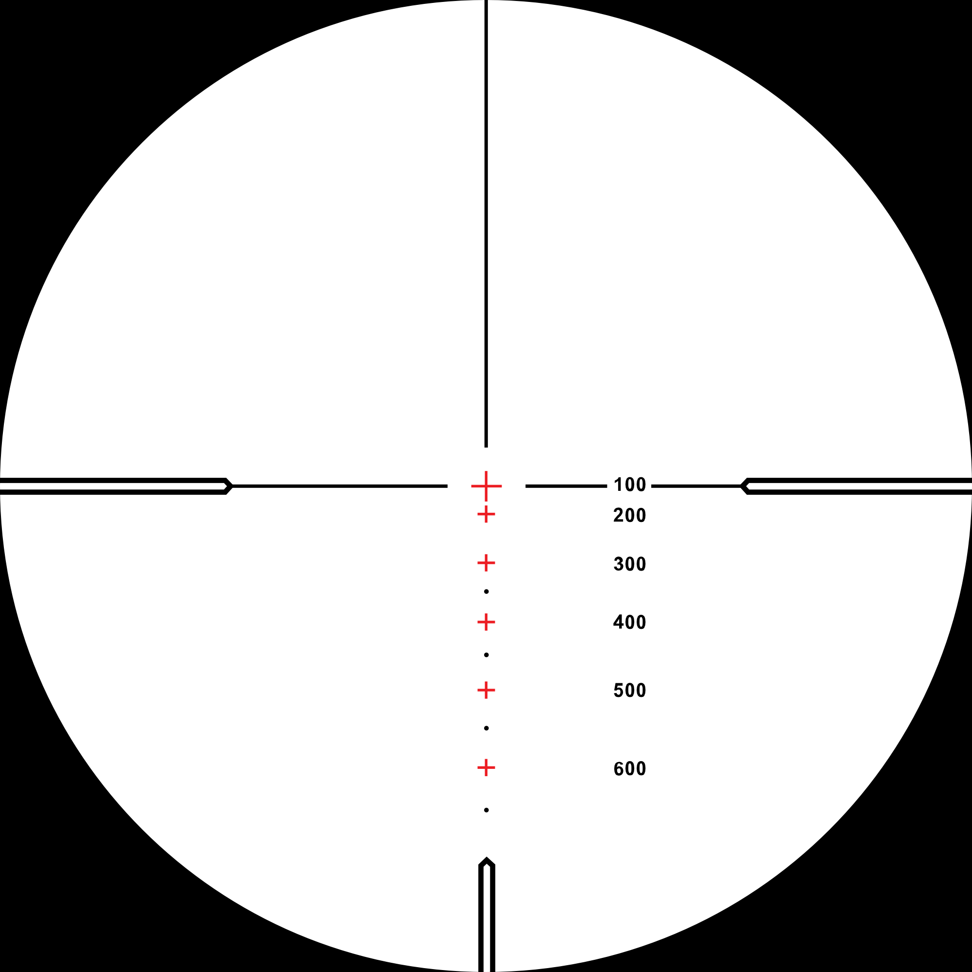 Hawke .223/.308 Marksman 16x reticle