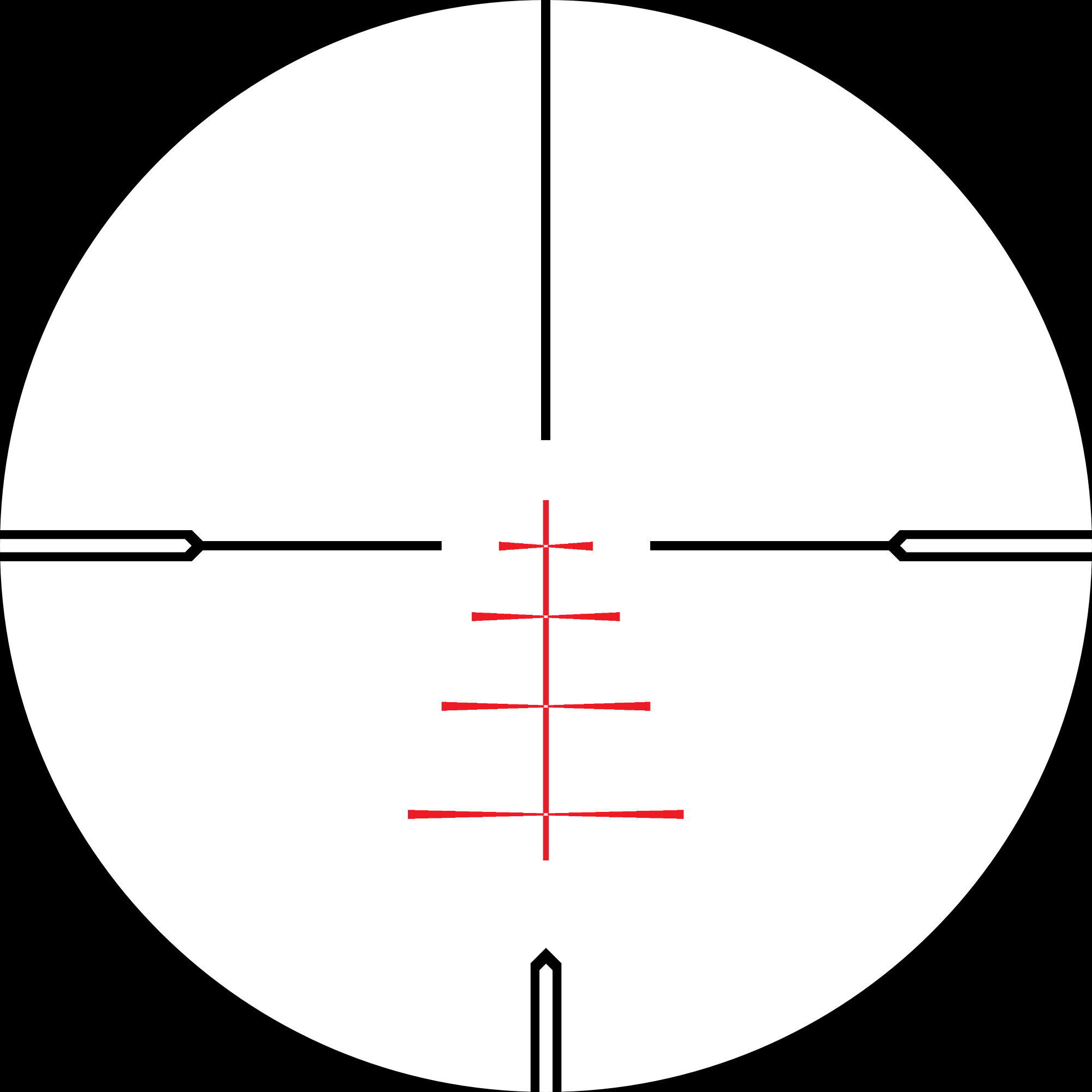 Hawke LRC 24x reticle