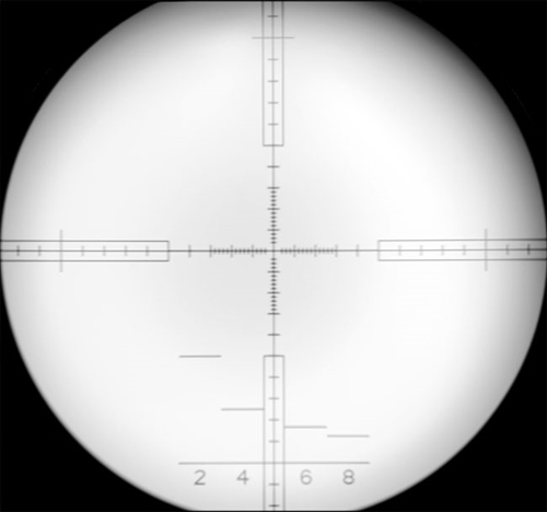 Hensoldt Hensoldt MRAD Hashmark reticle