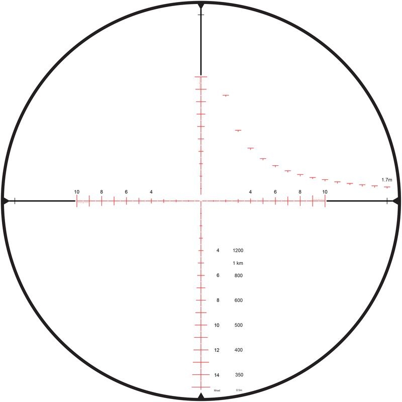 Hi-Lux Hi-Lux Top Angle 3-12×50 MLR reticle
