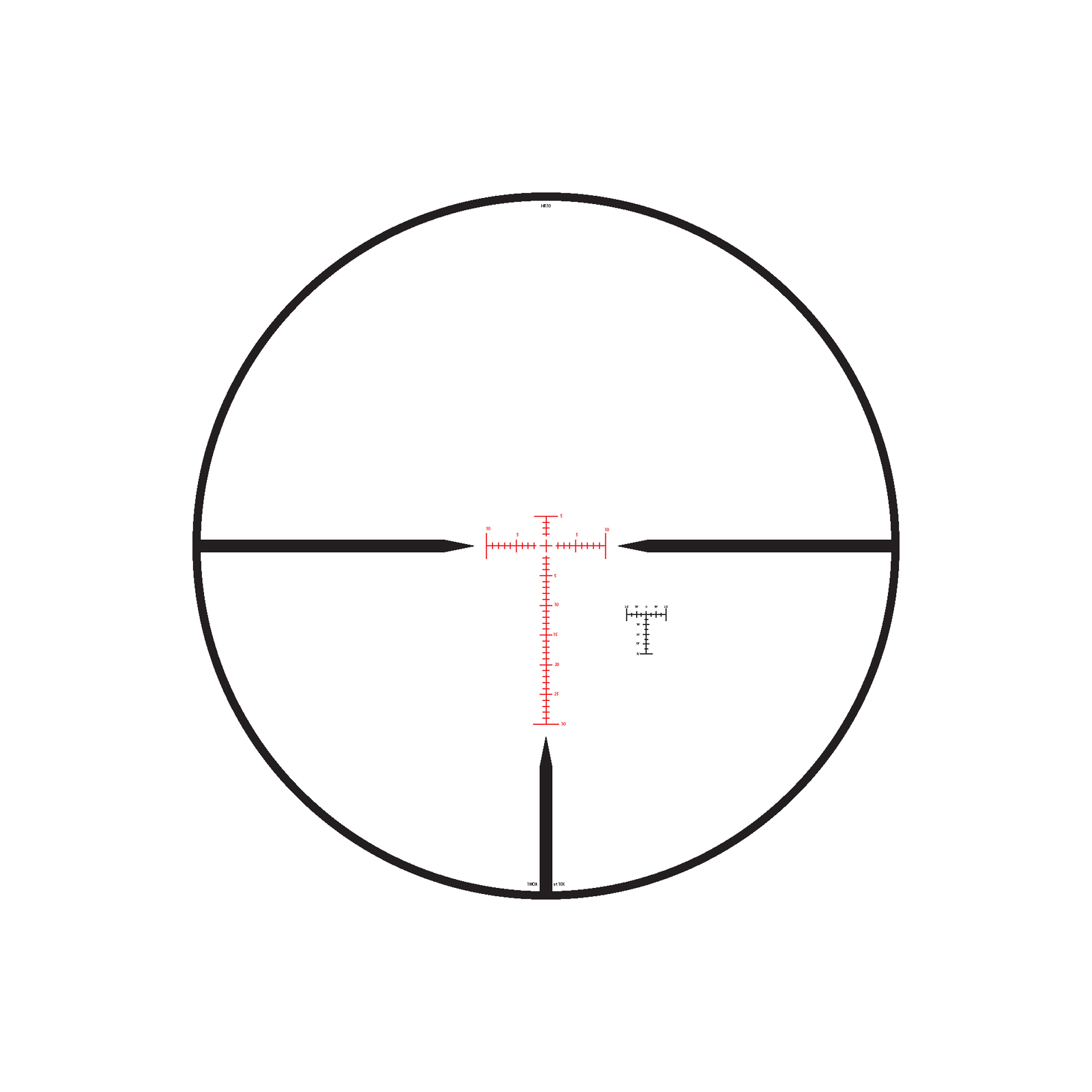 Hi-Lux Hi-Lux PentaLux TAC-V 2-10×42 HR1-MOA reticle