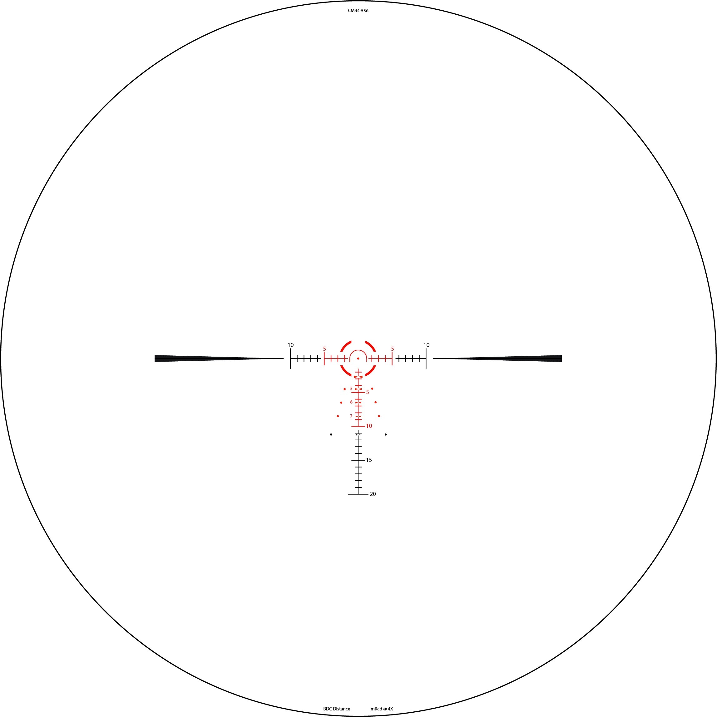 Hi-Lux Hi-Lux CMR4 SFP 1-4×24 CMR4 556 NATO reticle reticle