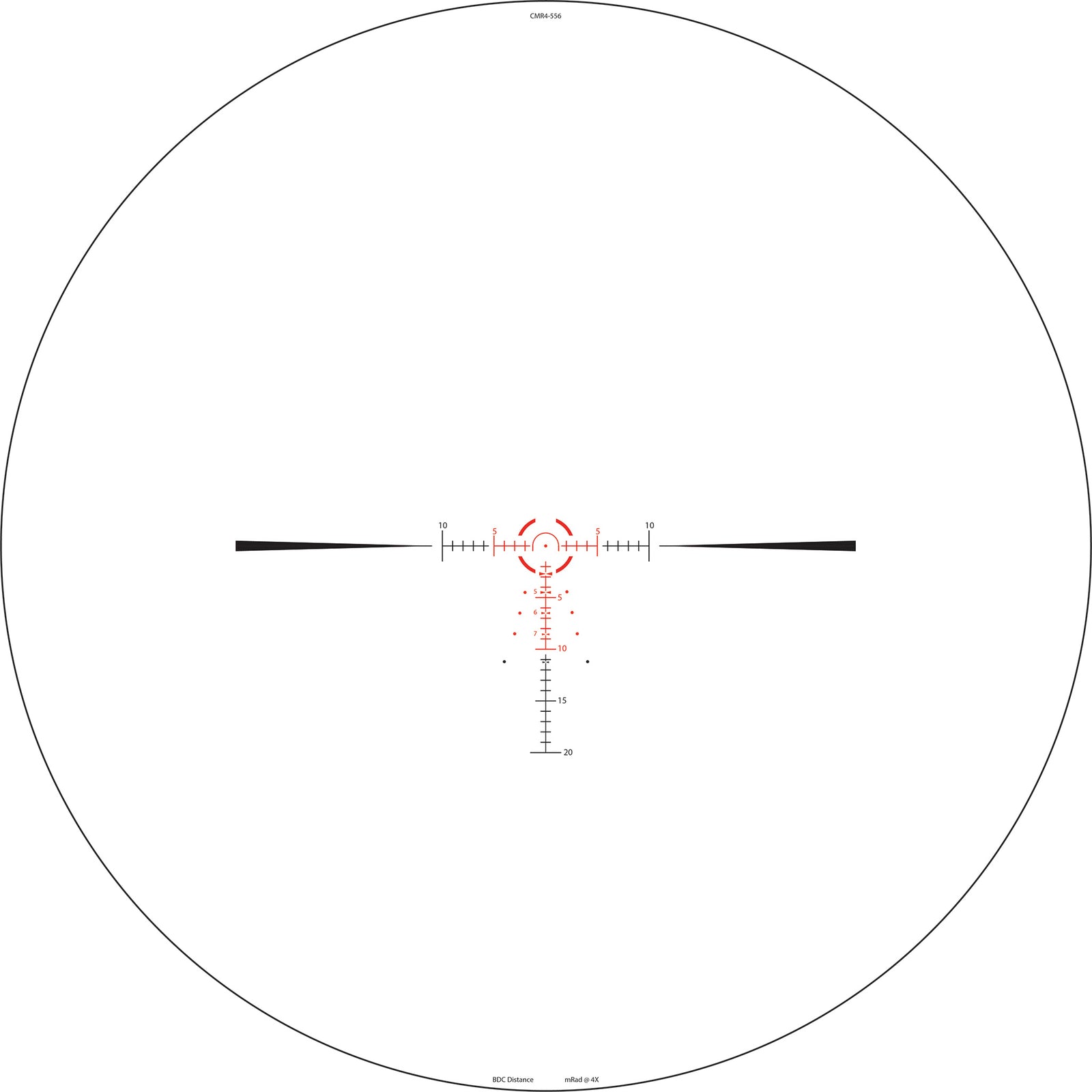 Hi-Lux Hi-Lux CMR4 1-4-24 CMR4 556 NATO reticle