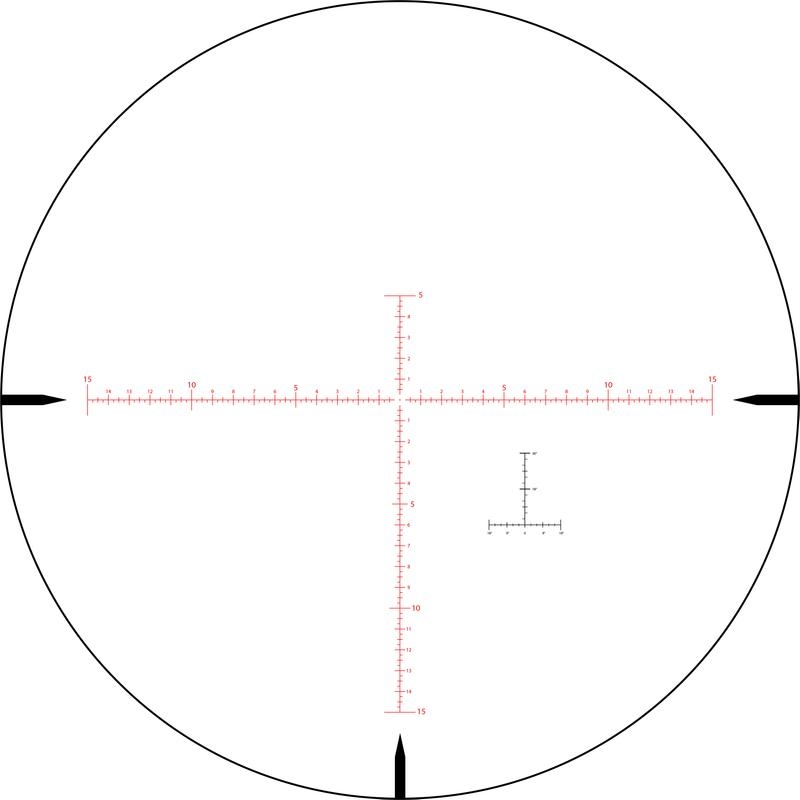 Hi-Lux Hi-Lux Top Angle 7-30×50 MOA Ranging reticle