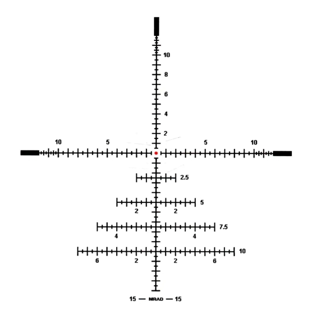 IOR Valdada IOR-Valdada FFP MP-8 Xtreme X1 MRAD reticle reticle