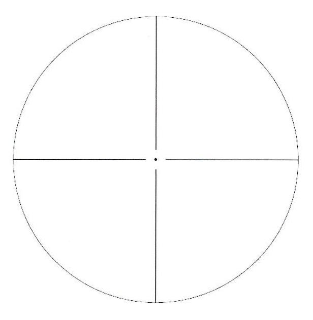 IOR Valdada IOR-Valdada 40×45 Fine Crosshair Floating Dot reticle