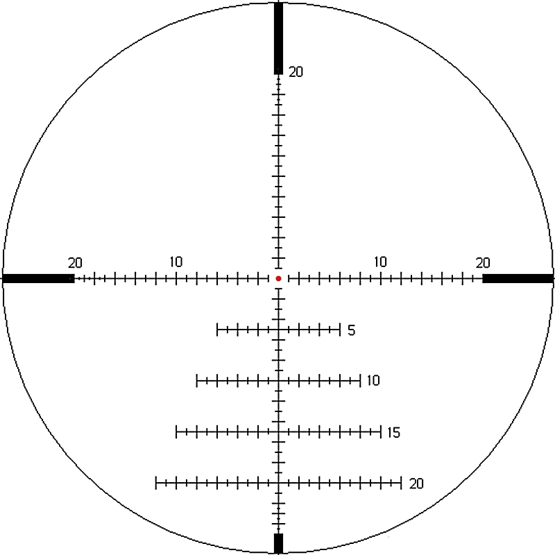 IOR Valdada IOR-Valdada SFP MP-8 Xtreme X1 MOA reticle reticle