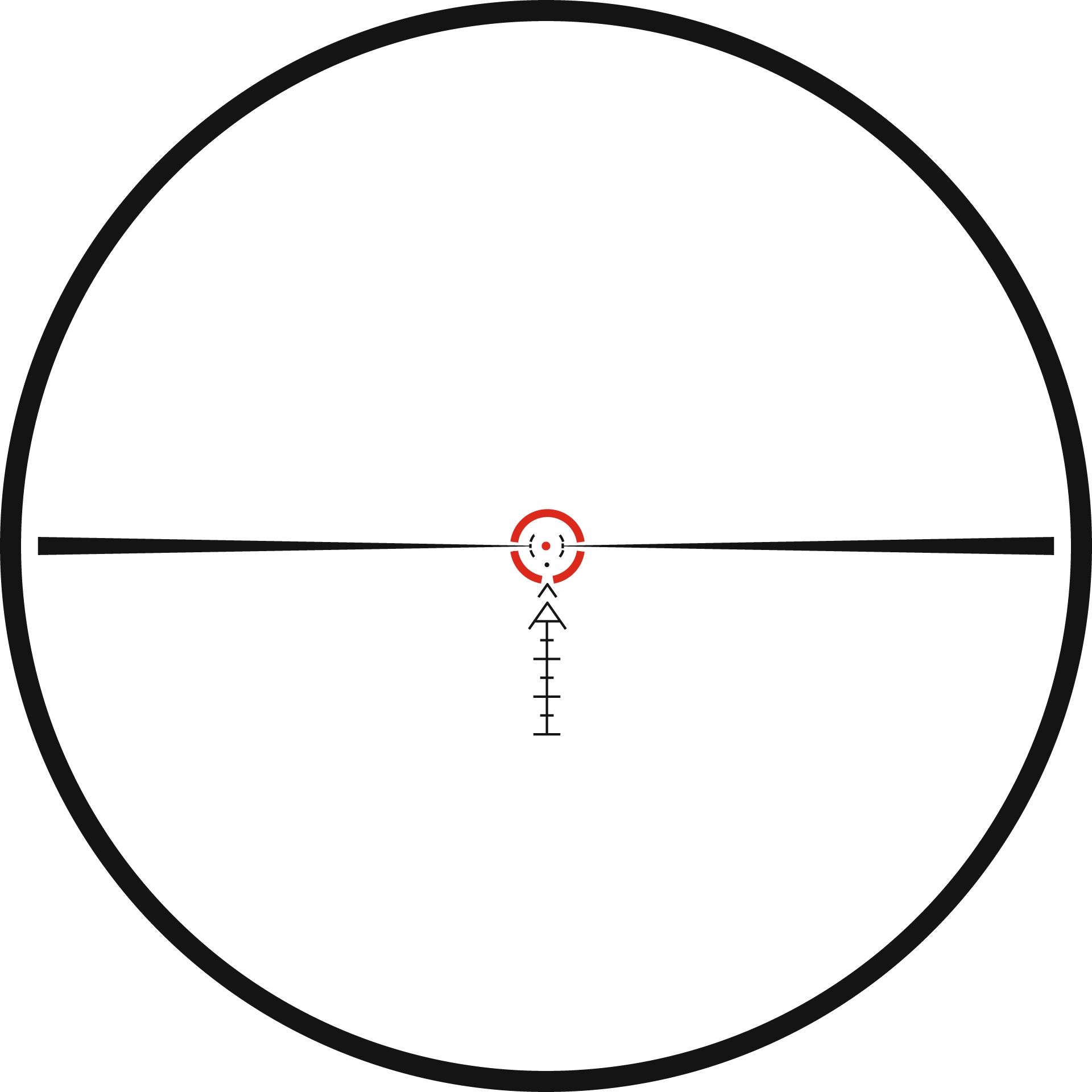 Kahles Kahles K16i 1-6×24 SI1 reticle