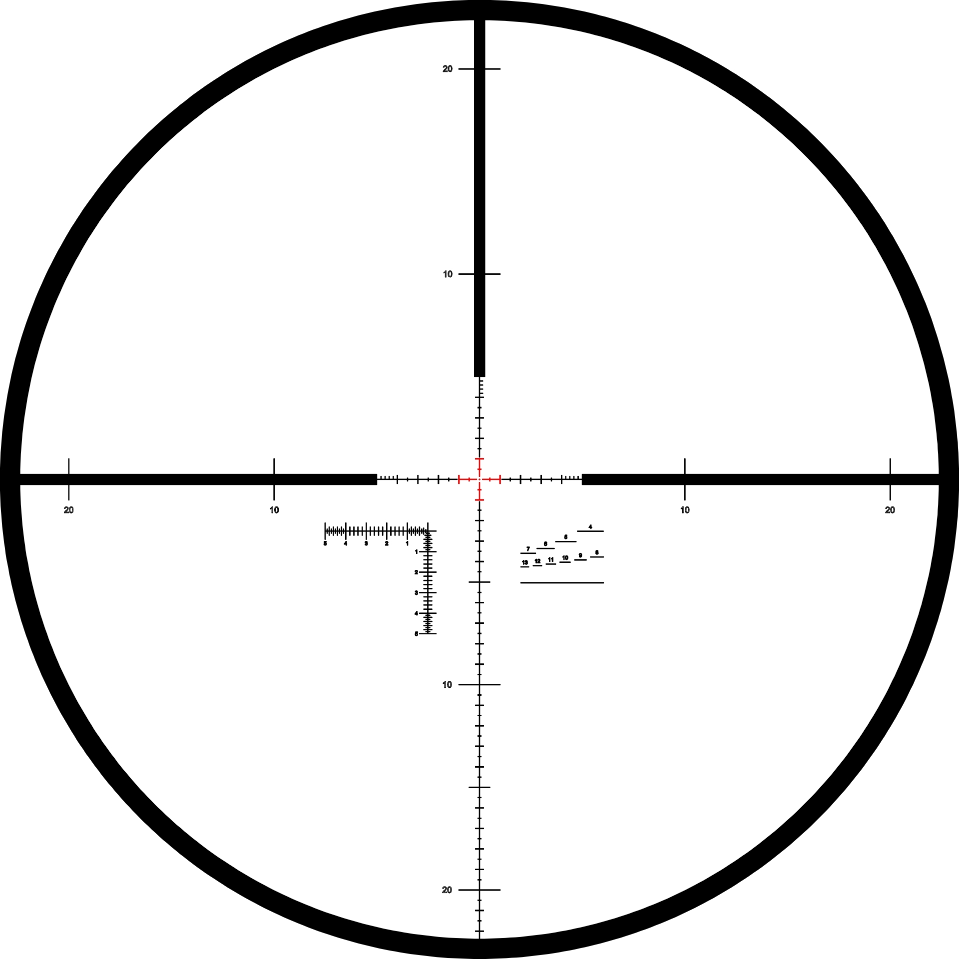 Kahles Kahles MSR-Ki reticle