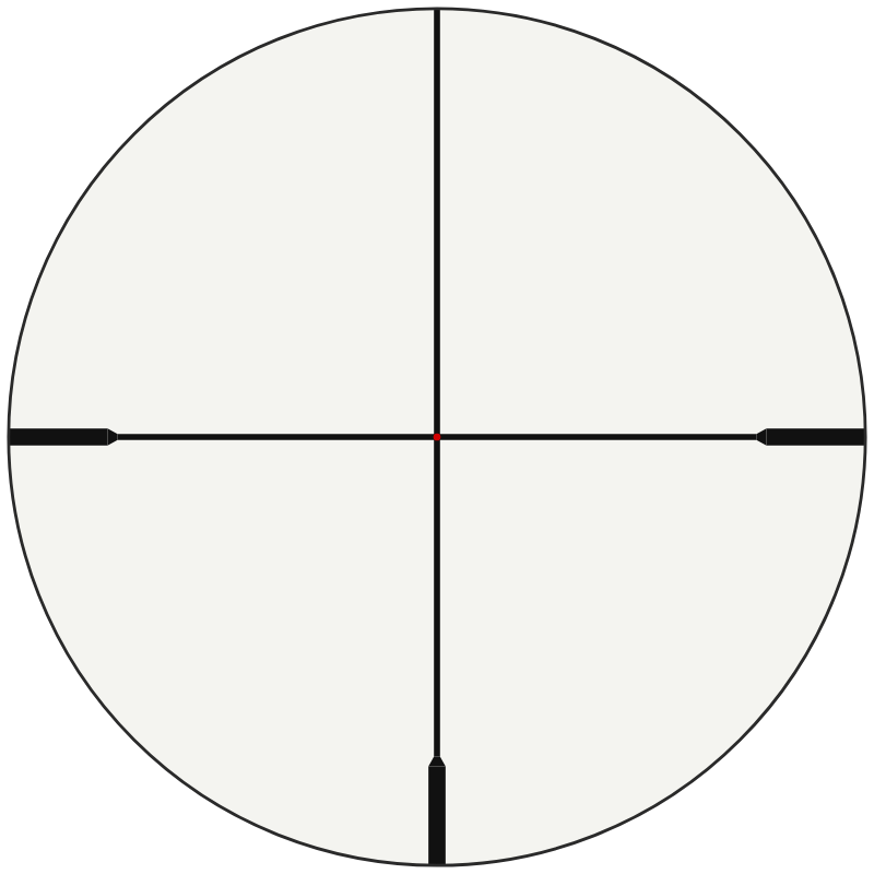 Leupold FireDot® 4 Fine Illum. reticle