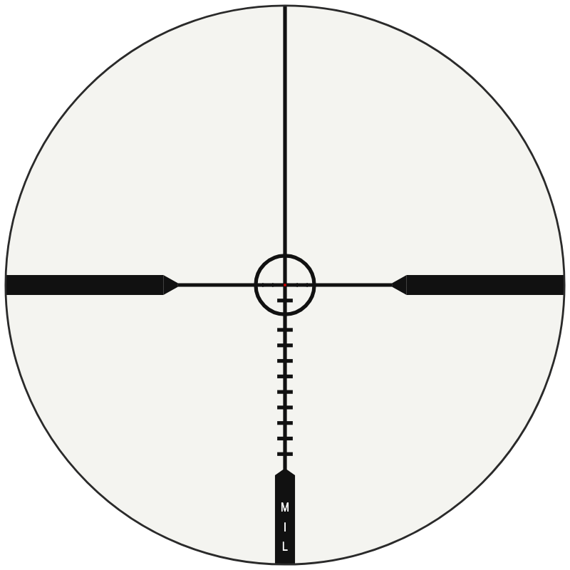 Leupold FireDot® MIL-Ring Illum. reticle