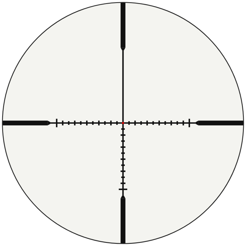 Leupold FireDot® Tri-MIL Illum. reticle