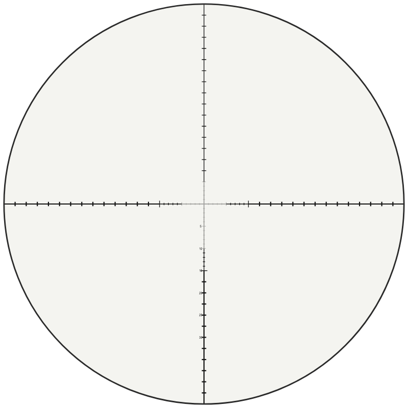 Leupold PR1-MIL FFP reticle