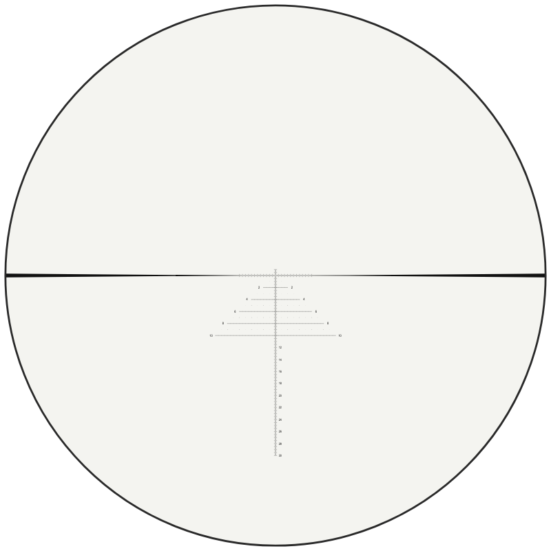 Leupold PR2-MIL FFP reticle