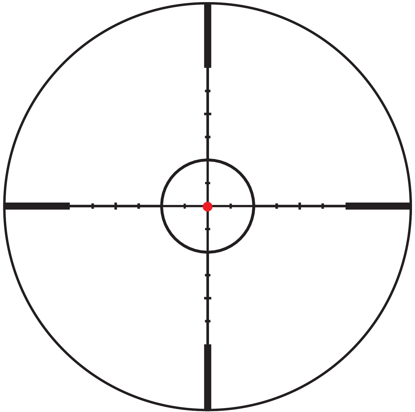 Leupold Firedot SPR reticle