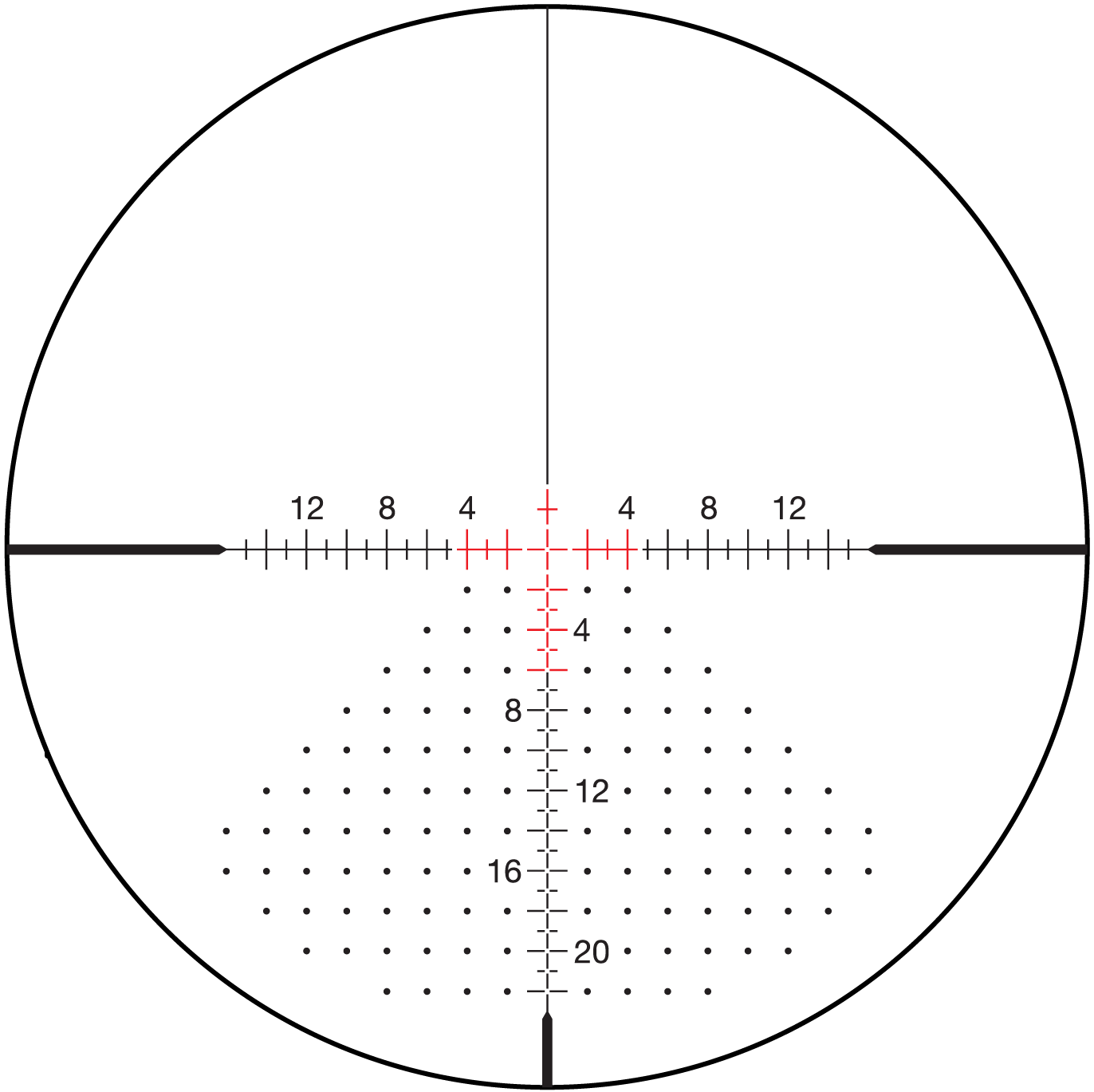 Leupold Impact-23 MOA reticle