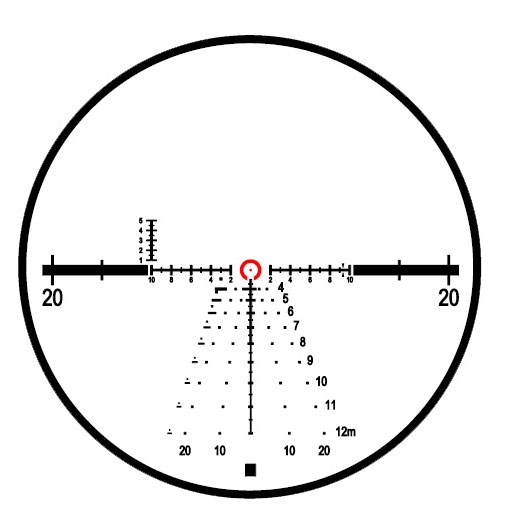 Leupold Leupold CMR-W 7.62 illuminated reticle reticle