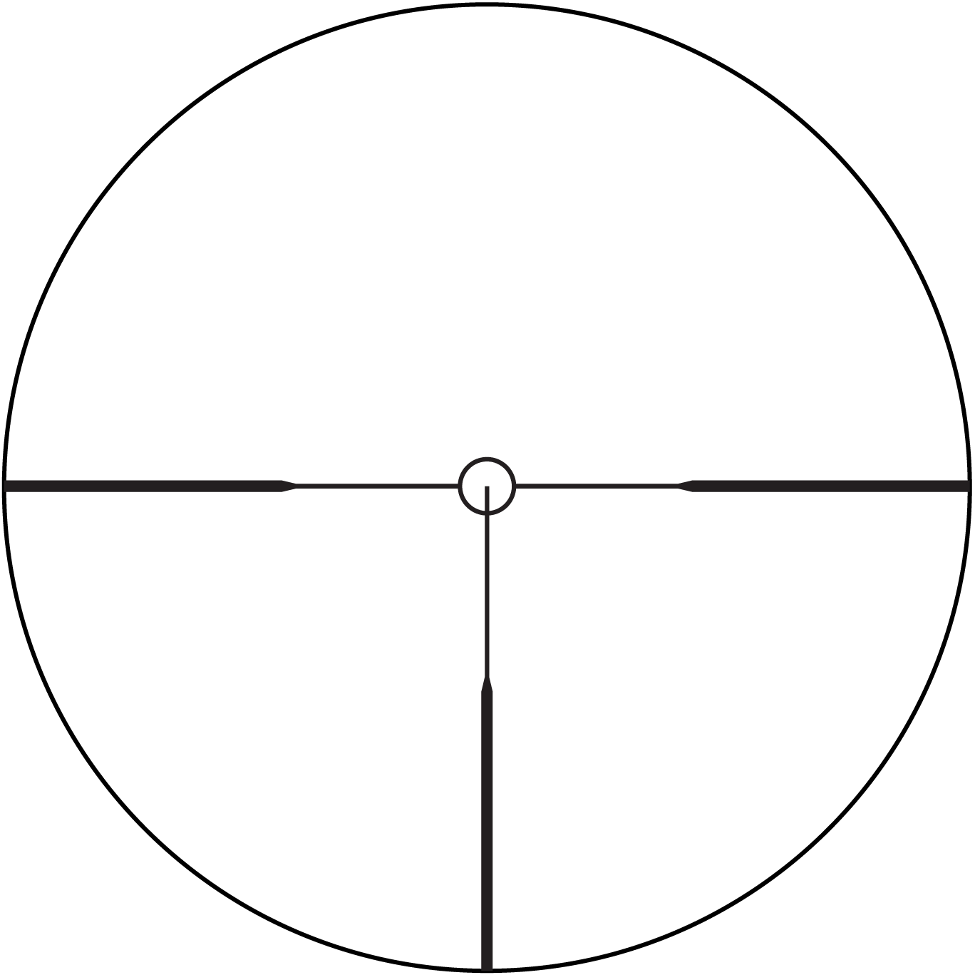 Leupold Bull-Ring Post reticle