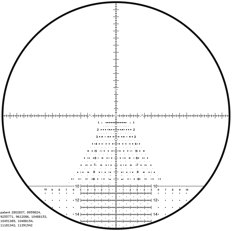 Leupold HORUS TREMOR2™ reticle