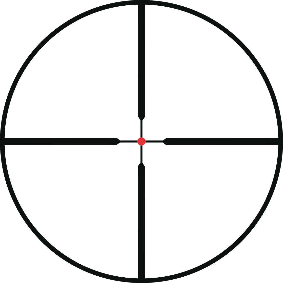 Leupold illuminated FireDot Duplex – 172367 reticle