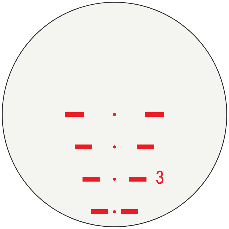 Meopta TM4 BDC 400 1 reticle